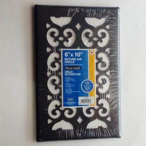 Decor Grates ST610R Floor Register 6x10 Black